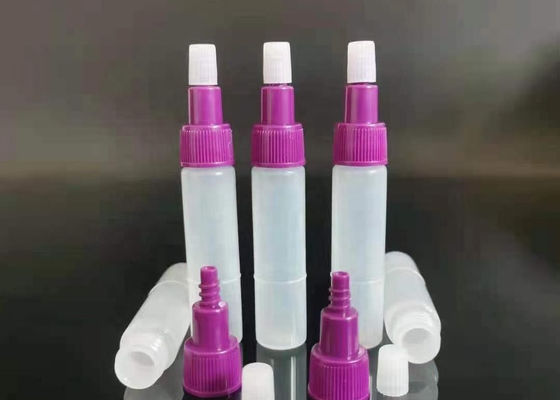 PET Cylindrical Plastic Reagent Bottle 5ml Mini Plastic Spray Bottle
