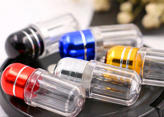PET Plastic Capsule Bottles Metal Blister 1g Single Capsule Shells