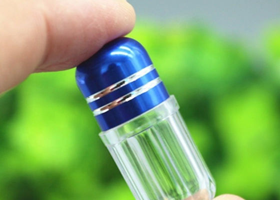 5ml Blue Rhino Single Pill Container OEM With Metal Crown Cap