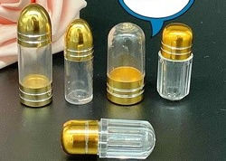 Golden 5g Empty Plastic Pill Capsules ISO9001 Blister Cover