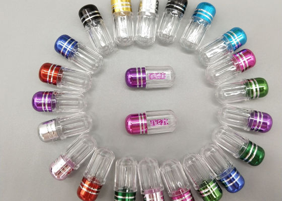 12mm Purple Empty Plastic Pill Capsules For Healthcare Supplement