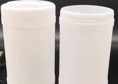 100pcs HDPE Wet Wipe Canister Eco Friendly Alcohol Wipes Bottle