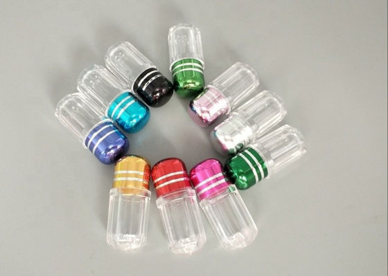 Cylindrical 13mm Mini Pill Bottles 2ml Empty Plastic Pill Capsules