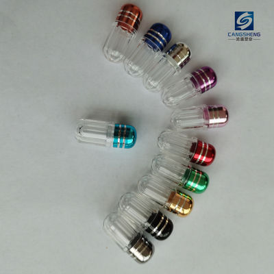 Hexagonal Single Capsule Bottles 12mm 2g Rhino Pills Bottle