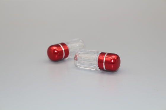 Plastic Blister Single Pill Container 3ml ISO9001 Metal Cap