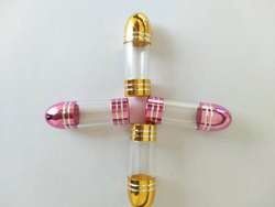 Plastic Blister Single Pill Container 3ml ISO9001 Metal Cap