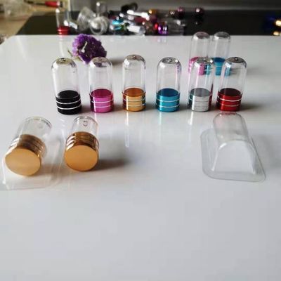 16mm 2g Mini Pill Bottles Cylindrical Shape Aluminium Cap