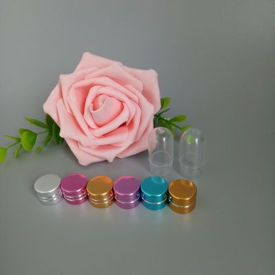 16mm 2g Mini Pill Bottles Cylindrical Shape Aluminium Cap