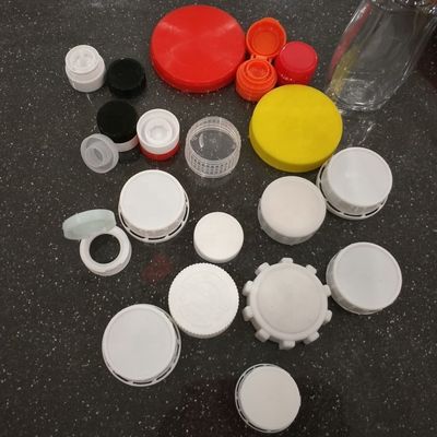 PE Plastic Bottle Screw Caps ISO9001 Childproof 38mm Plastic Caps