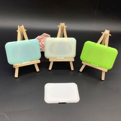 Blue Baby Wet Wipe Lid Cover 100mm ISO9001 Flip Top Cap