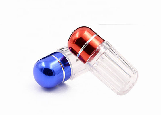 1g Plastic Capsule Bottles Round Polystyrene Mini Pill Bottles