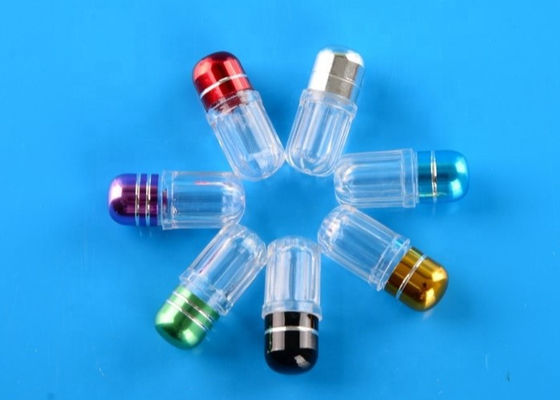 1g Plastic Capsule Bottles Round Polystyrene Mini Pill Bottles
