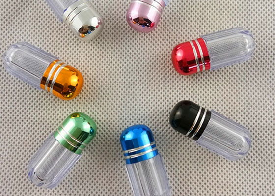 Polypropylene 1g Small Plastic Capsules ISO9001 Clear Pill Bottles