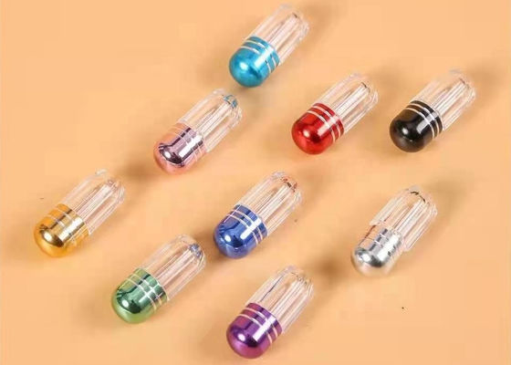 Round 1g Single Pill Container PET Empty Plastic Capsules