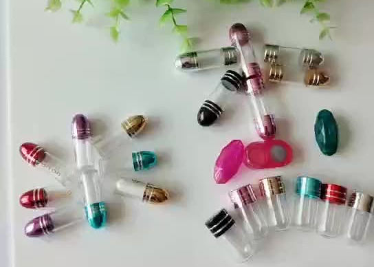 Single Pill Plastic Capsule Bottles