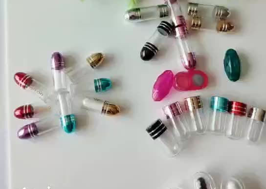 2ml Clear Plastic Pill Bottles ISO9001 Rhino Gold Capsule