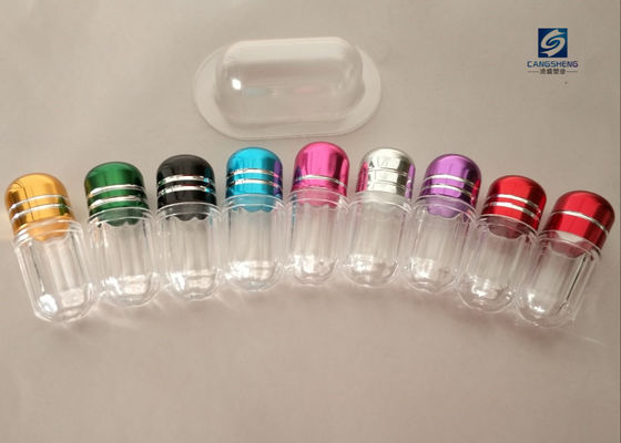 SGS 2g Empty Plastic Pill Bottles Octagonal Blue Rhino Capsules