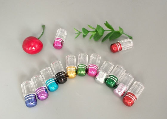 3ml PS Small Plastic Pill Containers Bullet Shape Capsule Packaging Bottles