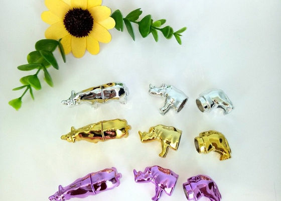 3D Empty Capsule Bottles ABS Plastic 150K Rhino Gold Capsule