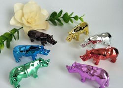 3D Empty Capsule Bottles ABS Plastic 150K Rhino Gold Capsule