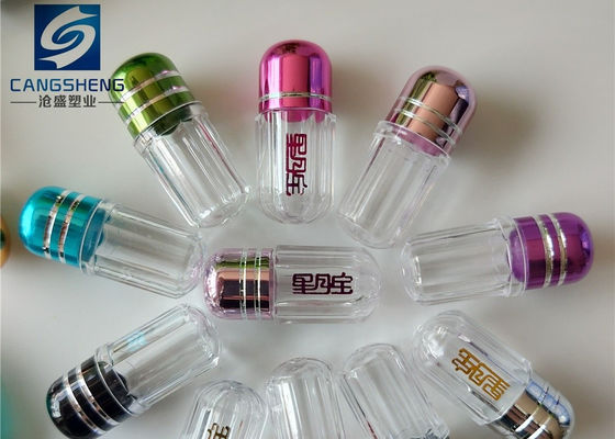 Pink 2g Empty Capsule Bottle Pill Packaging Bottle