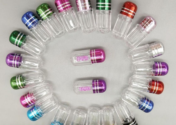 Pink 2g Empty Capsule Bottle Pill Packaging Bottle