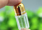 5g Golden Capsule Packaging Bottles Single Pill Cylinder Shape