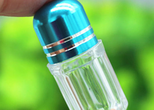 Cylinder 11mm Capsule Packaging Bottles With Metal Cap