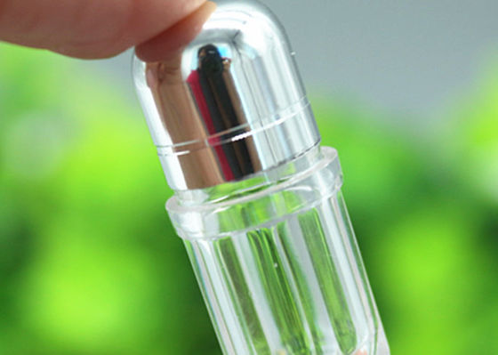 Cylinder 11mm Capsule Packaging Bottles With Metal Cap