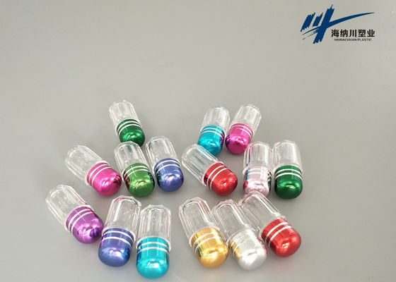 PS Clear Plastic Pill Bottles OEM Single Capsule Packaging