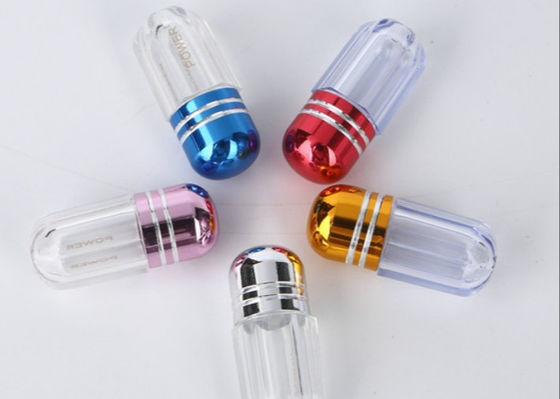 2ml ISO9001 Empty Capsule Shells Golden Single Pill Container