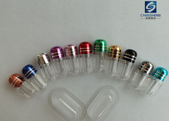 12mm Small Plastic Pill Containers 2g For Single Capsule