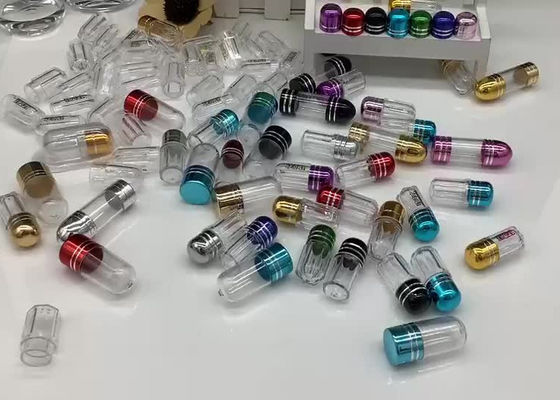 OEM Small Plastic Pill Containers 14mm Capsule Packaging Bottles
