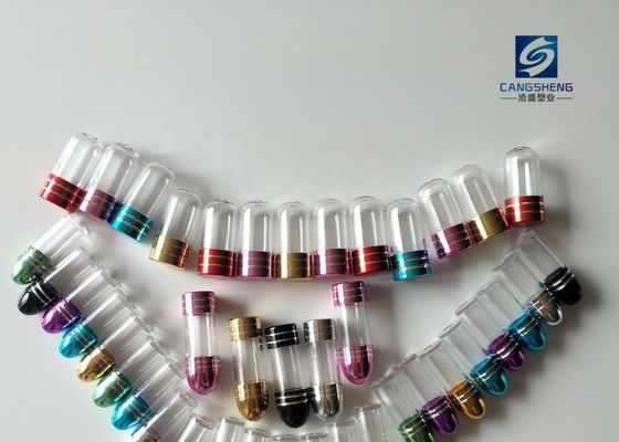 Golden PS Small Pill Bottles Single Healthcare Supplement Capsule