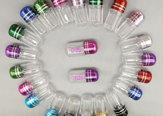 13mm Small Plastic Pill Containers SGS Single Capsule Packaging