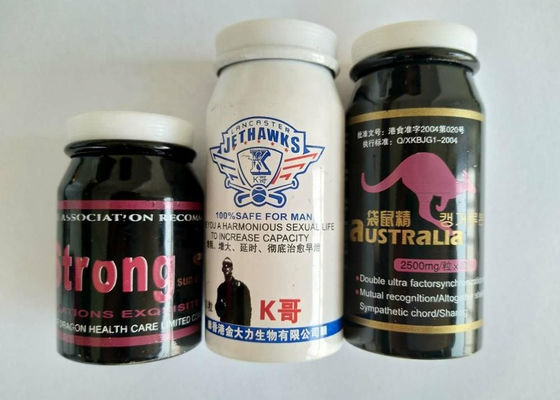 Aluminum 100ml Medicine Bottle For Pills Tablets Herbs Capsules