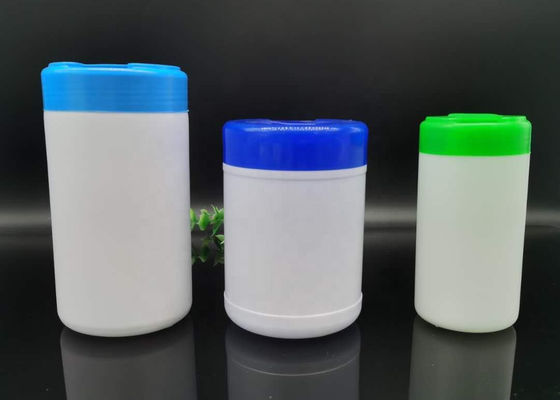 HDPE Wet Wipes Buckets ISO9001 Cylinder Wet Wipes Packaging Bottles