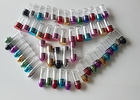 Plastic Blister Single Pill Container 3ml ISO9001 Metal Cap