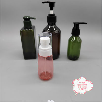 Alcohol 60ml Volume Empty Plastic Spray Bottles Chemical Free